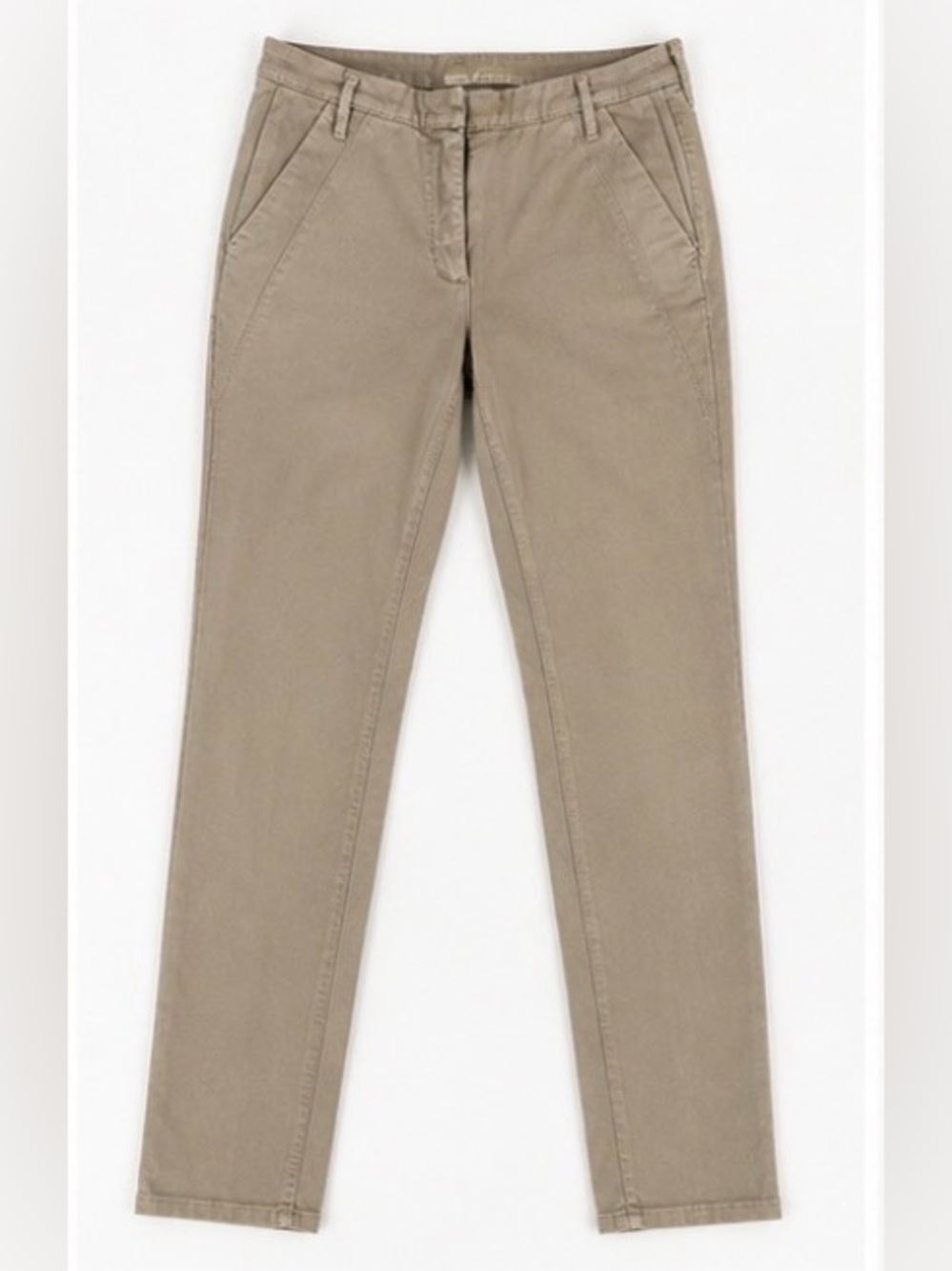 🆕 [Dorothee Schumacher] Khaki Stretch Cotton Skinny Pants Sz 1 XS